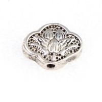 Zinc Alloy Jewelry Beads, DIY, silver color, 11mm 