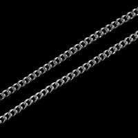 Iron Curb Chain, plated lead & cadmium free 