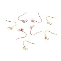 Zinc Alloy Hook Earwire, 14K gold plated, fashion jewelry & for woman & with rhinestone 15*13*7mm Approx 2mm 