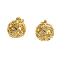 Zinc Alloy Rhinestone Pendants, 18K gold plated, fashion jewelry & for woman, golden Approx 2mm 