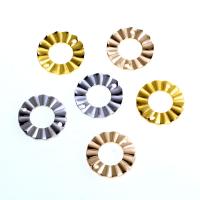 Conector de encanto de latón, metal, chapado en oro de 14 K, Joyería & para mujer, más colores para la opción, 21x9x1mm, agujero:aproximado 2mm, 50PCs/Grupo, Vendido por Grupo