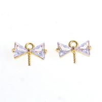 Brass Peg Bail, 14K gold plated, fashion jewelry & for woman & with rhinestone, Crystal Gold Approx 2mm 