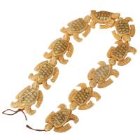 Ox Bone Beads, Turtle, earth yellow Approx 17.71 Inch, Approx 