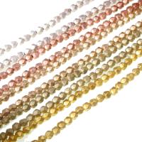 Nicht magnetische Hämatit Perlen, Vieleck, DIY, keine, 6mm, Länge:40 cm, verkauft von Strang