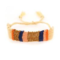 Fashion Jewelry Bracelet, Cotton, Unisex, mixed colors cm 