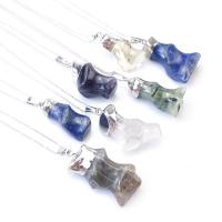 Gemstone ювелирные изделия Кулон, Природный камень, Много цветов для выбора, 30-50mm, продается PC