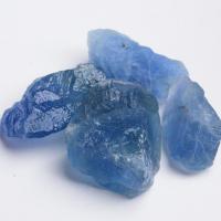 Décoration de pierre perles, Bleu-Fluorite, pepite, normes différentes pour le choix, bleu, Vendu par PC