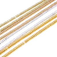 Las Perlas De Hematites Sin Magnético, Hematite, ábaco, Bricolaje, más colores para la opción, 6mm, longitud:40 cm, Vendido por Sarta
