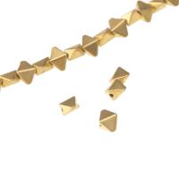 Las Perlas De Hematites Sin Magnético, Hematite, Triángulo, Bricolaje, más colores para la opción, 6mm, longitud:40 cm, Vendido por Sarta