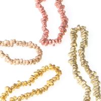 Las Perlas De Hematites Sin Magnético, Hematite, Bricolaje, más colores para la opción, 5mm, longitud:40 cm, Vendido por Sarta