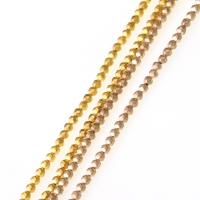 Nicht magnetische Hämatit Perlen, Vieleck, DIY, keine, 4mm, Länge:40 cm, verkauft von Strang