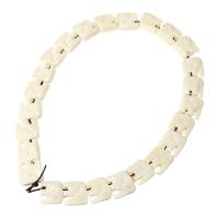 Ox Bone Beads, Elephant white Approx 15.35 Inch 