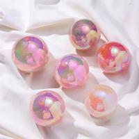 cuarzo rosado Ornamento de bola de cristal, Esférico, chapado, natural & diverso tamaño para la opción, Vendido por UD
