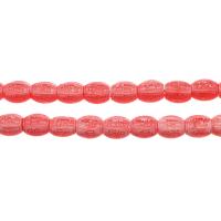 Harz Perlen Schmuck, DIY & imitierte Koralle, Rosa, 14x12x12mm, Länge:38 cm, verkauft von Strang
