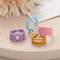 Harz Finger Ring, Zinklegierung, Einbrennlack, verschiedene Stile für Wahl & für Frau, keine, 20mm, verkauft von PC