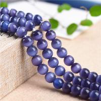 Katzenauge Perlen, DIY & verschiedene Größen vorhanden, violett, verkauft von Strang