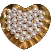 No Hole Cultured Freshwater Pearl Beads, Natural & fashion jewelry & DIY, white, 10-11mm 