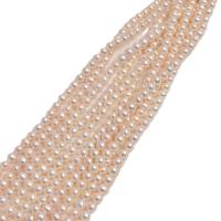 Round Cultured Freshwater Pearl Beads, Natural & fashion jewelry & DIY, white, 6-6.5mm .78-15.75 Inch 