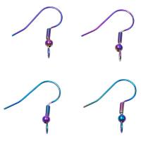 Zinc Alloy Hook Earwire, colorful plated, fashion jewelry, multi-colored 
