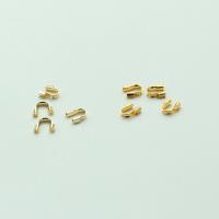 銅 U字型シャックルバック, アルファベットU, メッキ, DIY, 無色, 穴:約 0.53mm, 売り手 パソコン