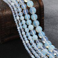 Meer Opal Perlen Schmuck, rund, Salben, DIY & verschiedene Größen vorhanden & facettierte, verkauft von Strang