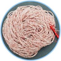 Strawberry Quartz Perle, rund, poliert, DIY & facettierte, Rosa, Länge:39 cm, verkauft von Strang