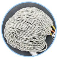 Mondstein Perlen, rund, poliert, DIY & facettierte, grau, Länge:39 cm, verkauft von Strang