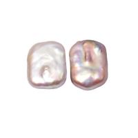 No Hole Cultured Freshwater Pearl Beads, Natural & fashion jewelry & DIY, white, 14.5-16*18-20mm 