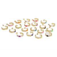 Cubic Zirconia Micro Pave Brass Earring, micro pave cubic zirconia & for woman & enamel 