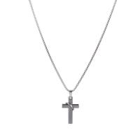 Zinc Alloy Necklace, Cross, fashion jewelry cm 