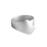 925 Sterling Silver Cuff Finger Ring, irregular, fashion jewelry & adjustable & for woman, 13mm, 6mm, 16.9mm, US Ring .5 