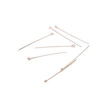 Brass Eyepin, rose gold color, lead & nickel free 