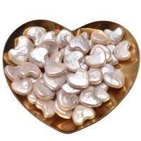 No Hole Cultured Freshwater Pearl Beads, Natural & fashion jewelry & DIY white, 14-15*12-13mm 