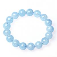 Aquamarine Bracelet & for woman, blue Approx 7.6 Inch 