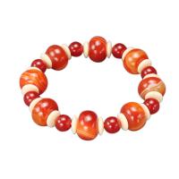 Red Agate Bracelets, Unisex Approx 9.06 Inch 