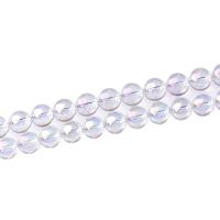 Natural Clear Quartz Beads, Round, plated, DIY, clear cm 