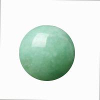 Jade Perle, rund, poliert, DIY, grün, verkauft von PC