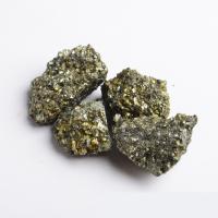 Décoration de pierre perles, Chalcopyrite, pepite, Jaune, 2-4cm, 100Lotz./fixé, Vendu par fixé