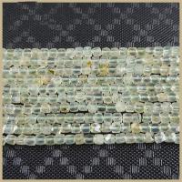 Prehnit-Perlen, Prehnit, Würfel, poliert, DIY & facettierte, grün, 4mm, Länge:38 cm, verkauft von Strang