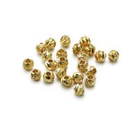 Weinlese Messing Perlen, 14 K vergoldet, DIY & verschiedene Größen vorhanden, verkauft von PC