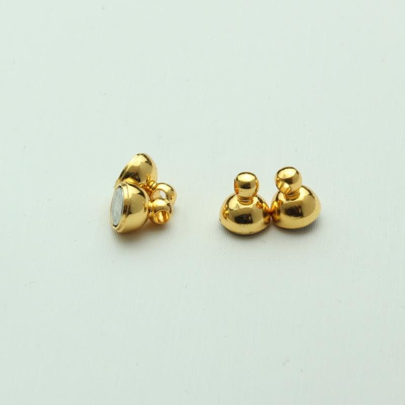 Brass Magnetic Clasp, plated, DIY & different size for choice, more colors for choice, Sold By PC