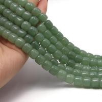 Grün Aventurin Stein Perlen , Zylinder, poliert, DIY & verschiedene Größen vorhanden, verkauft von Strang