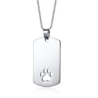Stainless Steel Necklace, with 1.72inch extender chain, for man & hollow, original color Approx 18.9 Inch 
