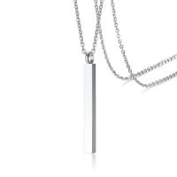 Cremation Jewelry Ashes Urn Necklace, Stainless Steel, for woman, original color Approx 23.62 Inch 