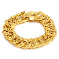 Brass Bracelets, gold color plated, fashion jewelry, golden cm 