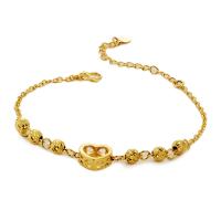 Bracelets en laiton, Placage de couleur d'or, bijoux de mode, doré cm, Vendu par PC