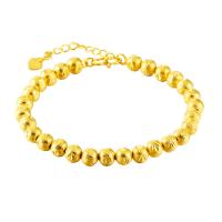 Bracelets en laiton, Placage de couleur d'or, bijoux de mode, doré cm, Vendu par brin