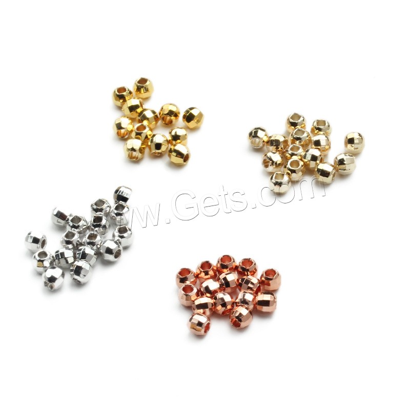 Beaucoup de perles de cuivre, laiton, Placage, Laser & DIY & normes différentes pour le choix, plus de couleurs à choisir, Vendu par PC