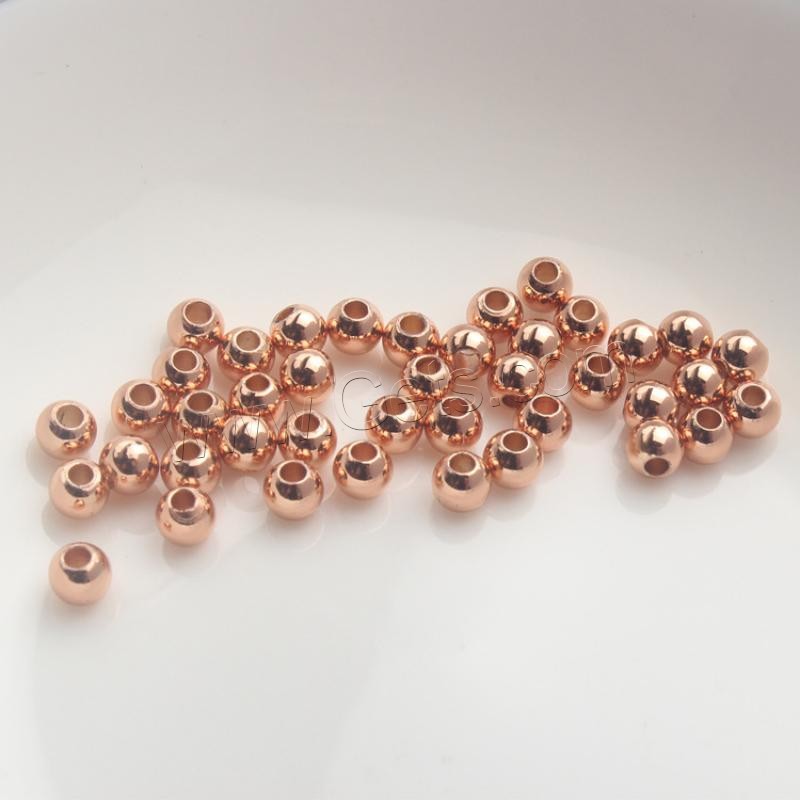 Beaucoup de perles de cuivre, laiton, Placage, DIY & normes différentes pour le choix, plus de couleurs à choisir, Vendu par PC