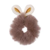 Bunny Ears Hair Scrunchies, Plush & for woman, 85mm 